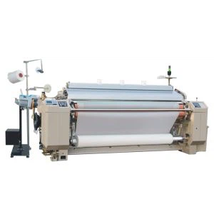 Poate un război de țesut cu jet de apă să producă țesături din fire amestecate?